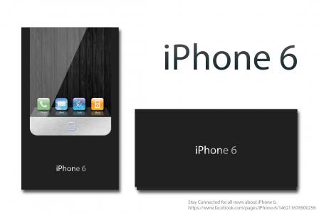 首先展示苹果iPhone 6的概念