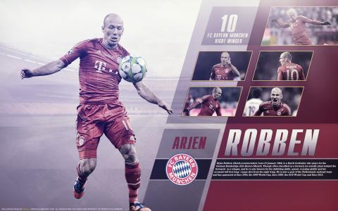 巴伐利亚州Arjen Robben的最佳足球运动员