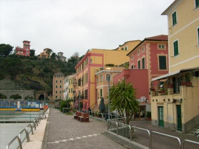 码头在意大利Celle Ligure度假村