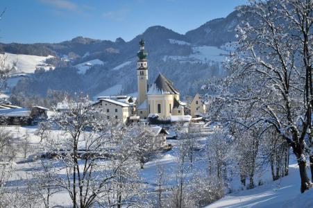 教会在奥地利Telfs-Büchen的度假胜地