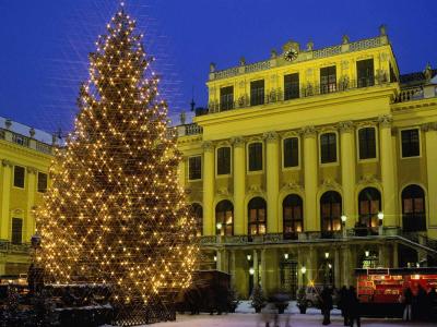 奥地利维也纳市的圣诞节