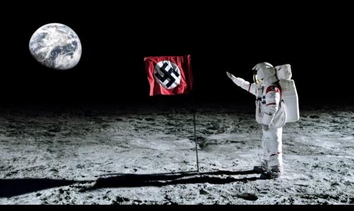 德军总部旗在月球上