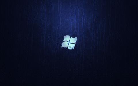 Windows 8蓝色皮革