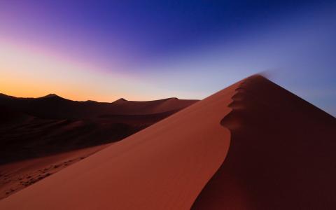 沙丘在纳米比亚沙漠