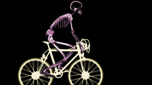在自行车的人的X-射线