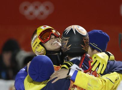 索契滑雪跳台滑雪选手Andreas Vank金牌获得者