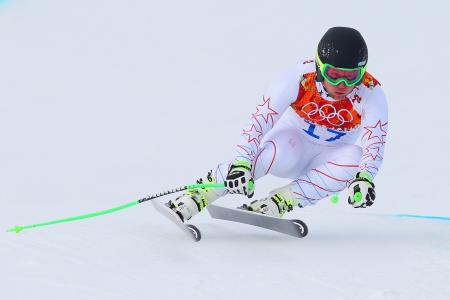 美国滑雪选手安德鲁·瓦布雷希特（Andrew Vaibrecht）获得银牌