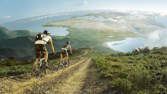 在非洲自行车之旅
