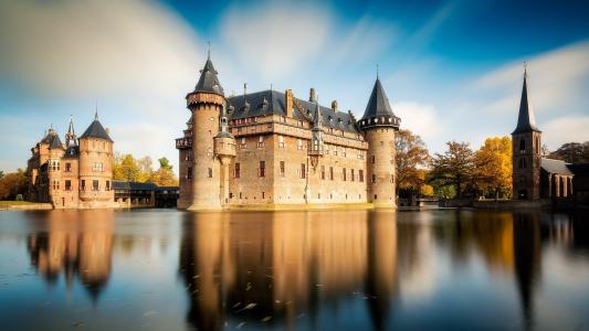 德哈尔，荷兰水上的古代城堡