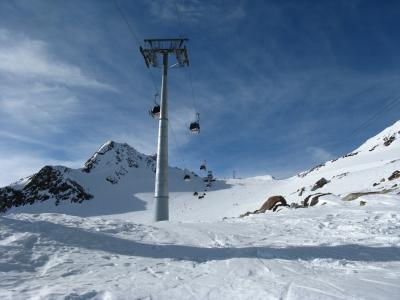 寒假在奥地利索尔登滑雪胜地