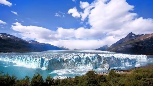 冰川在阿根廷
