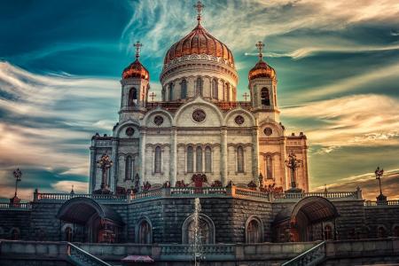 基督大教堂救主大教堂，莫斯科。