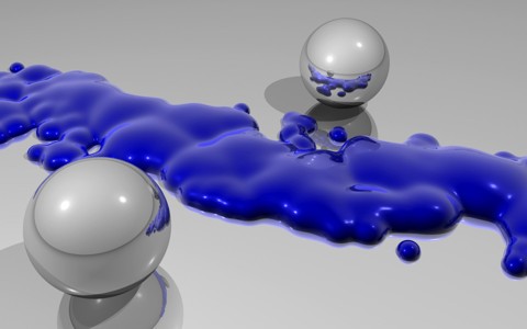3D球体与液体