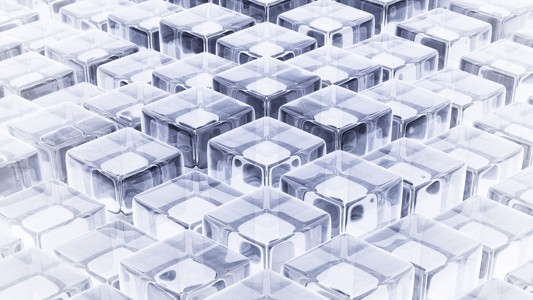 3D透明的立体方块