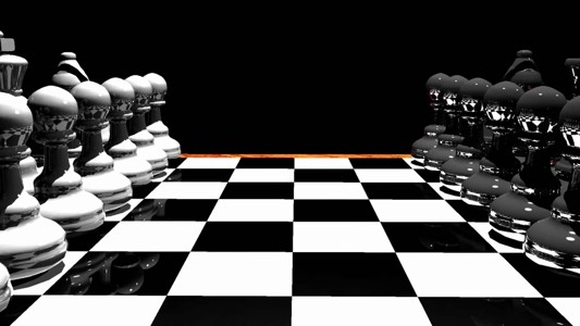 3d 黑白立体国际象棋