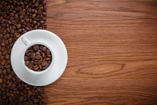 香醇棕色咖啡豆图片