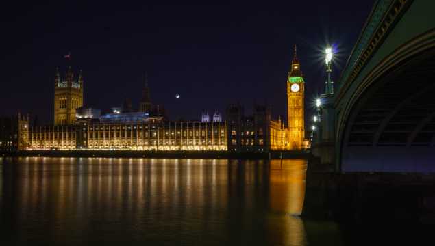 伦敦地标大本钟建筑图片