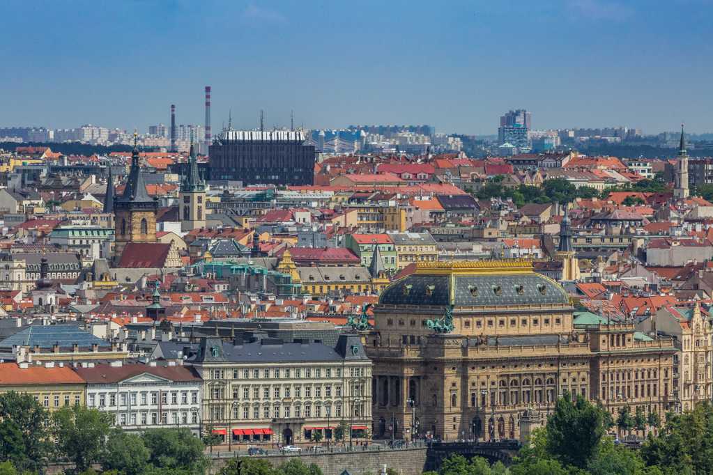 捷克布拉格老城区景色图片