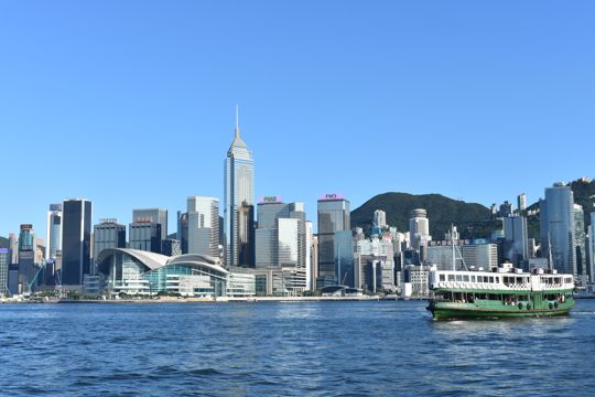 香港维多利亚港建筑风光