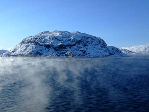 挪威的海冰石
