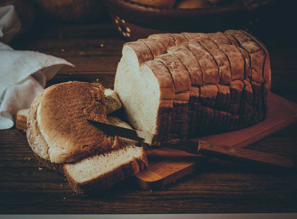 自制土司面包图片