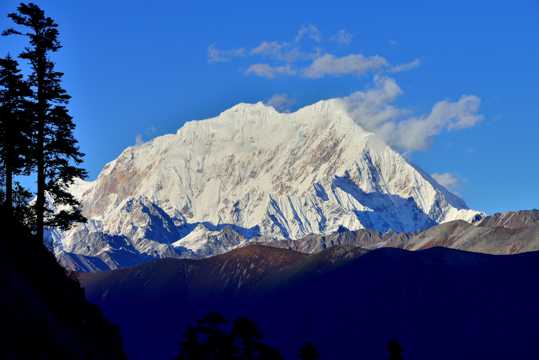 西藏南迦巴瓦峰高清图片