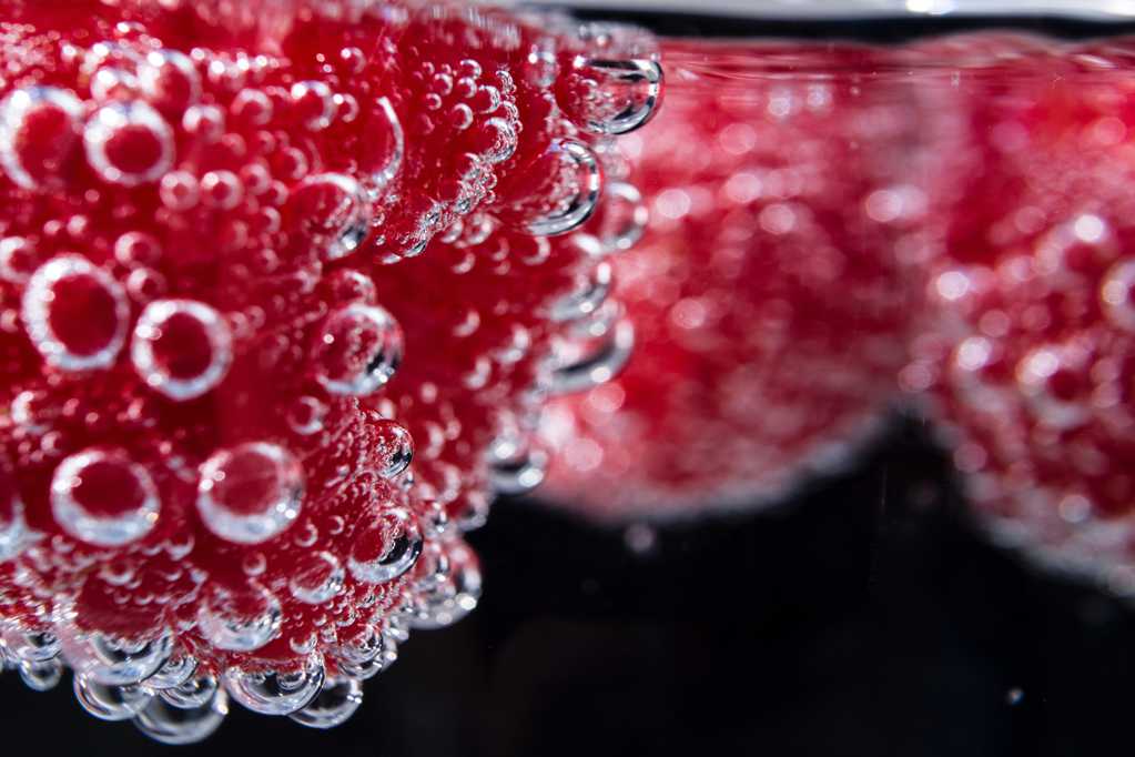 气泡红桑葚图片