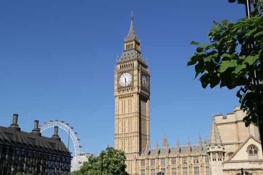 伦敦大本钟建筑图片