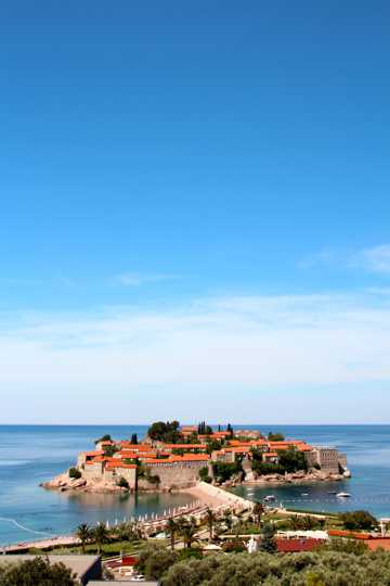 地中海黑山自然风光图片