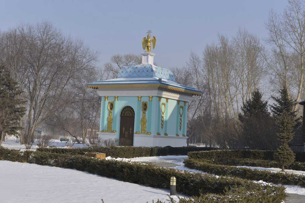 哈尔滨伏尔加庄园冬季风光图片