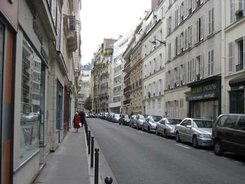 好看的巴黎小巷图片