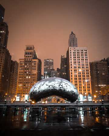 美国芝加哥云门建筑图片