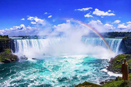 加拿大尼亚加拉瀑布壮丽的自然景致图片
