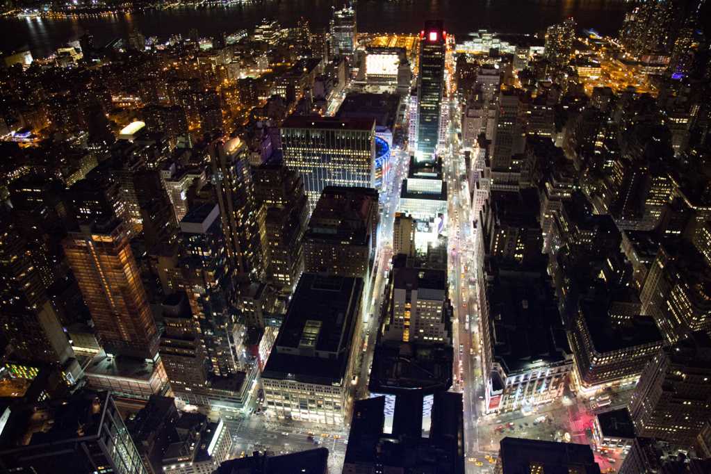 美国纽约夜景图片
