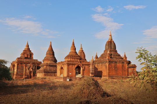 缅甸蒲甘建筑景象图片