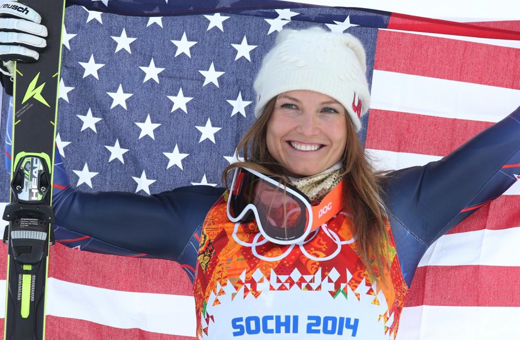 美国滑雪运动员Julia Mancuso在索契奥运会上