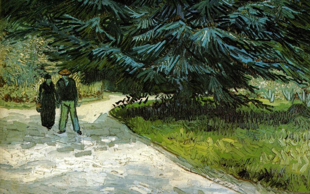 Vincent Van Gogh绘画 - 一棵巨大的树