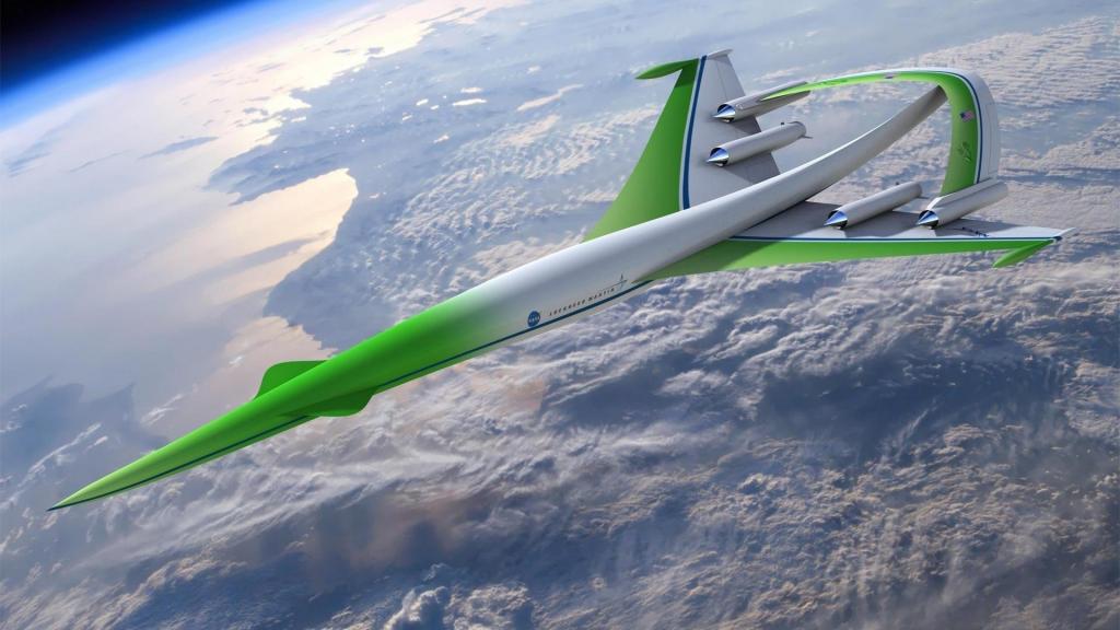 超音速绿色机器 - 美国宇航局的概念
