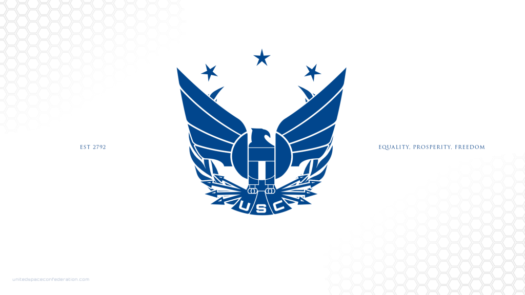 联合航天联合会的蓝色标志