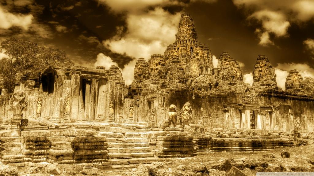柬埔寨寺庙复杂吴哥窟