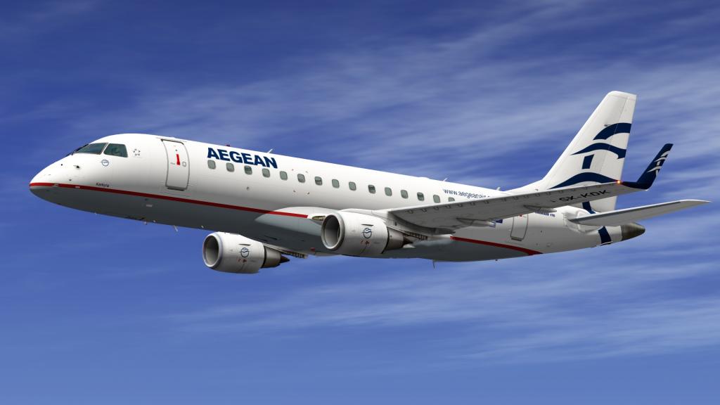 班轮Embraer 170希腊航空公司爱琴海航空公司