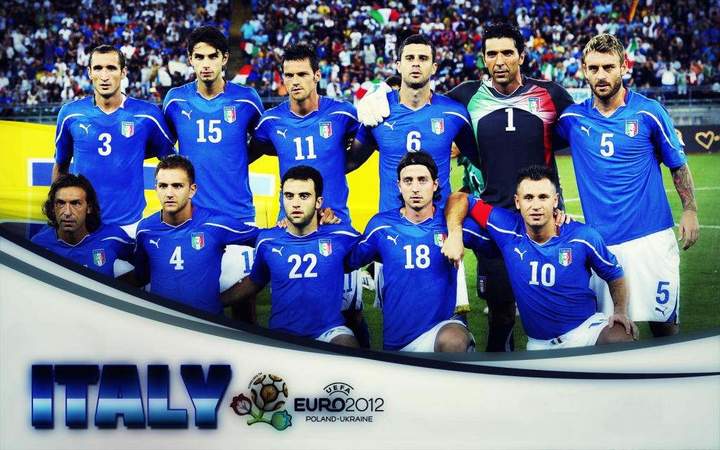 意大利队为欧元2012年
