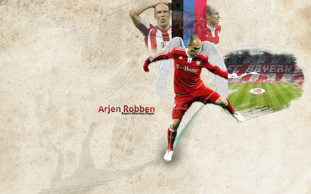 巴伐利亚中场Arjen Robben