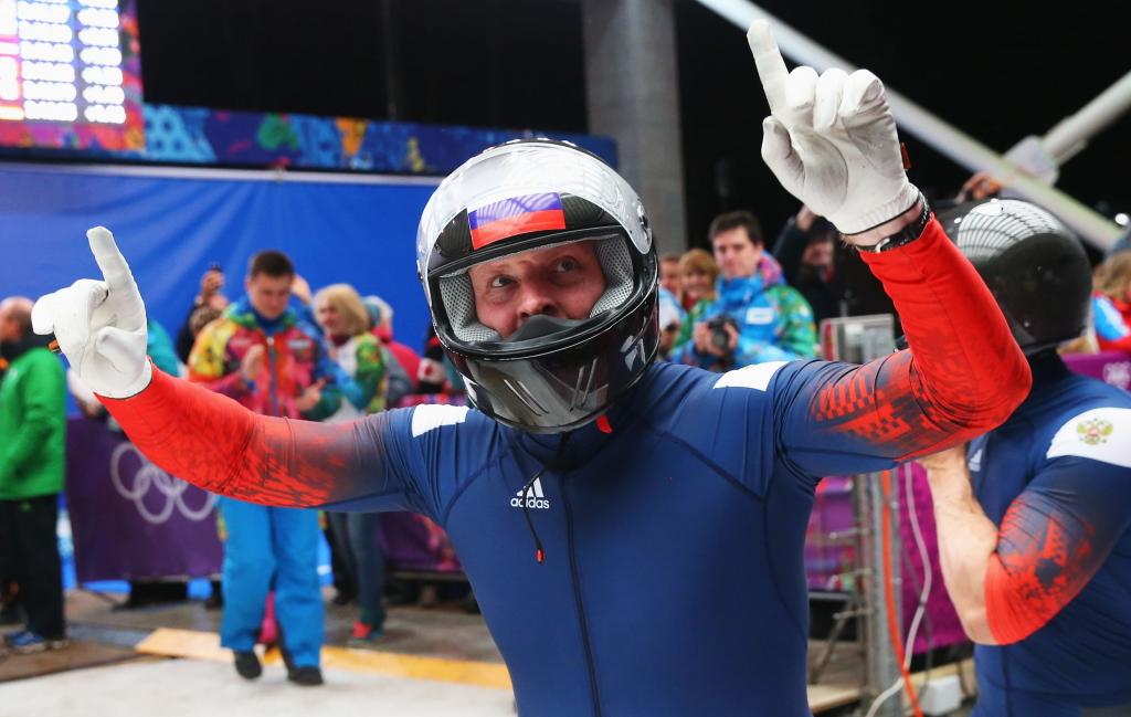 俄罗斯雪橇在奥运在索契