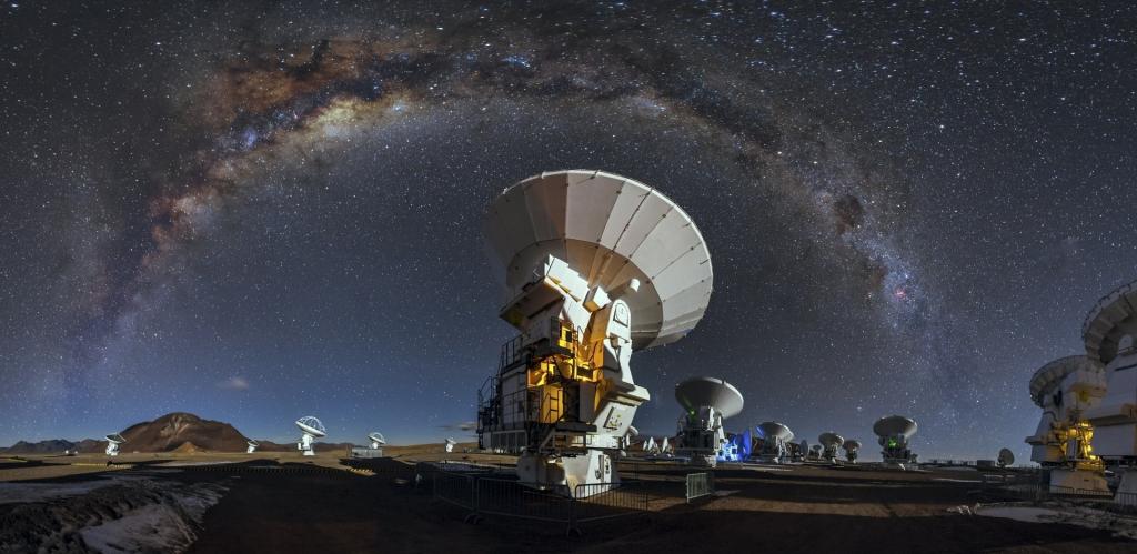 在智利的ALMA天文台