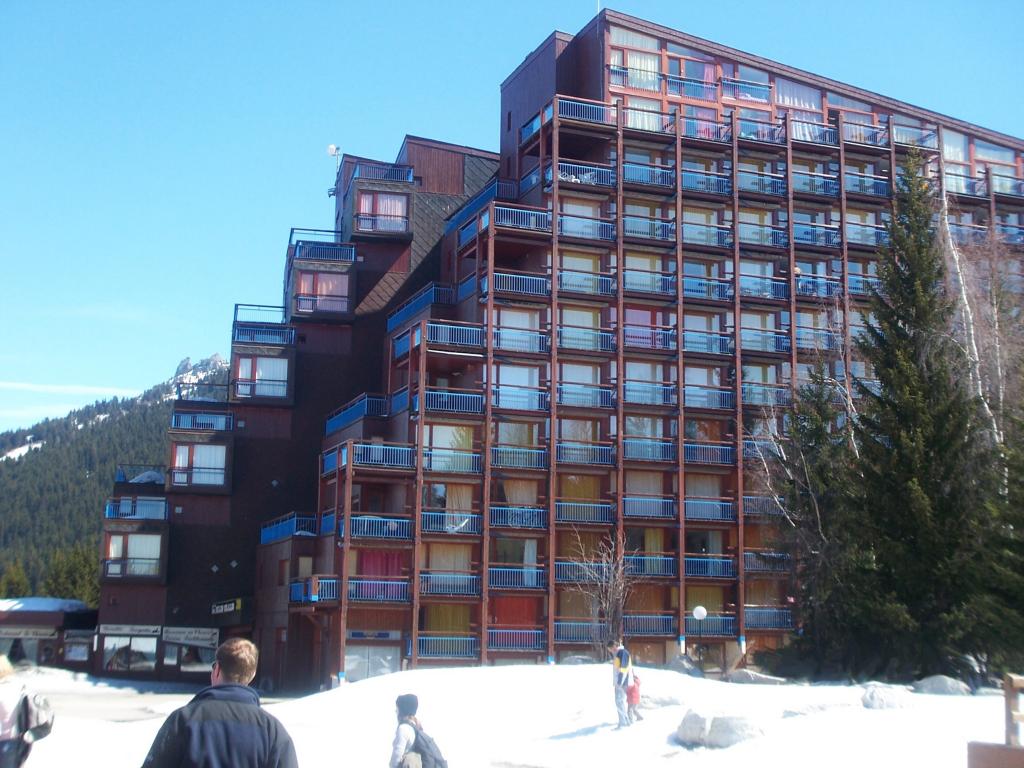 酒店在滑雪胜地莱斯弧，法国