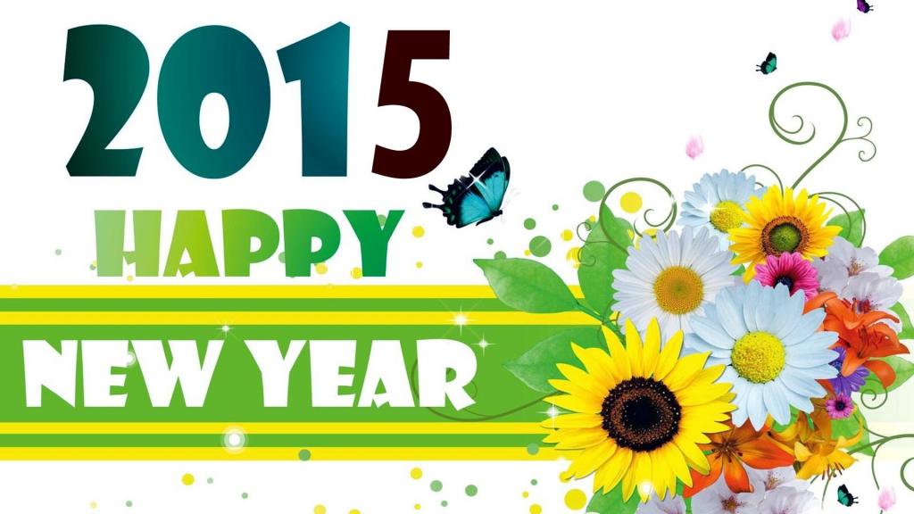 明亮的花束2015年新的一年