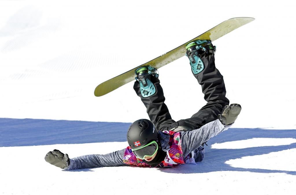 Staale Sandbeh挪威滑雪胜利者银牌在索契