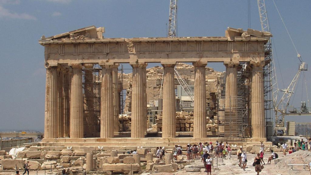 古代遗址在雅典