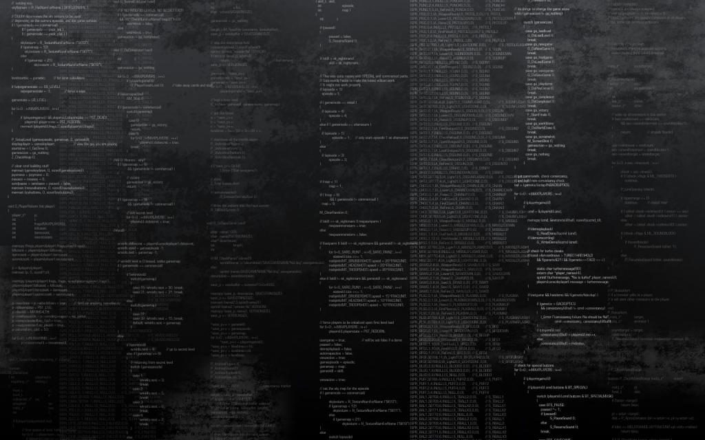 计算机代码行，灰色的背景
